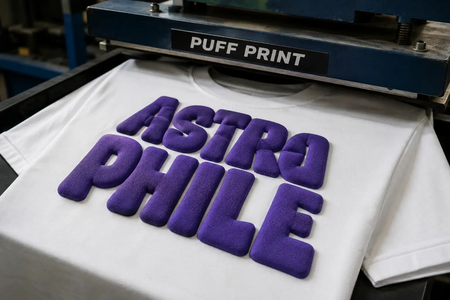 Puff Printing Sample